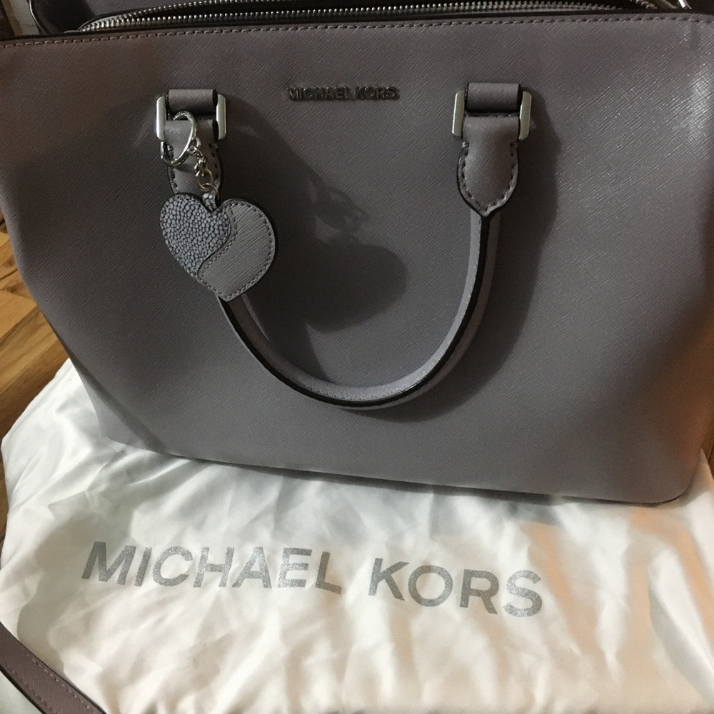 Michael kors savannah large satchel lilac